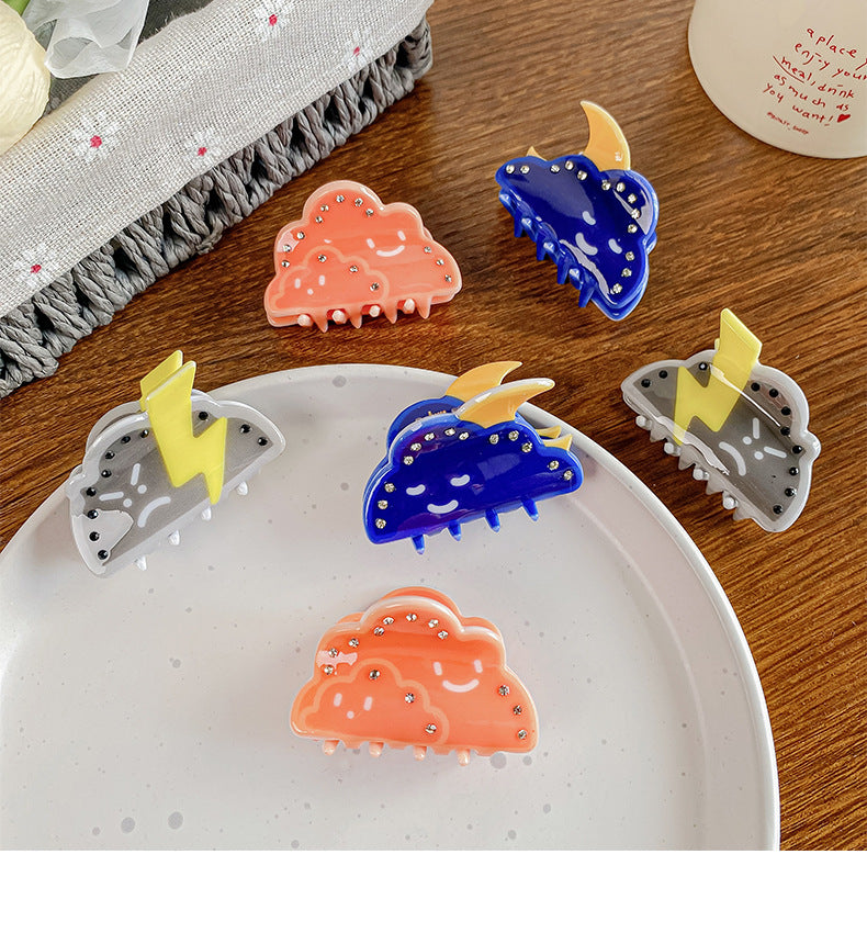 Women's Cute Clouds Arylic Hair Claws