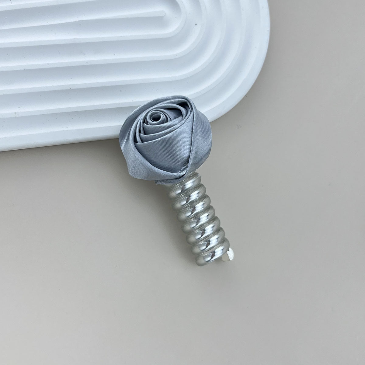 Women's Elegant Simple Style Rose Plastic Hair Tie