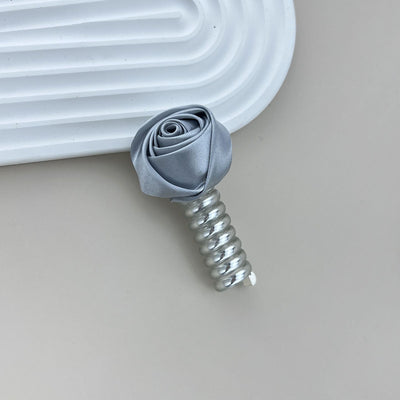 Women's Elegant Simple Style Rose Plastic Hair Tie