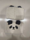 Women's Cute Panda Coral Fleece Hair Band