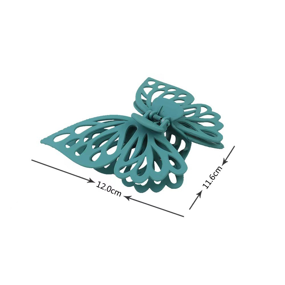 sweet butterfly plastic hollow out hair claws