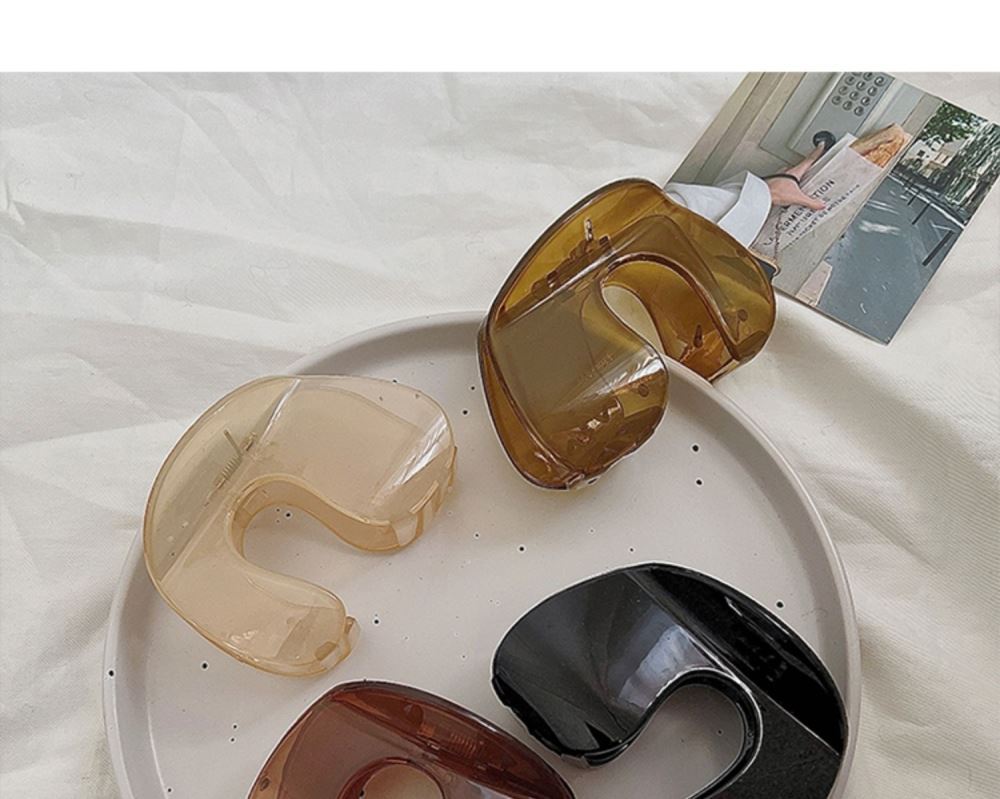 women's ig style geometric plastic stoving varnish hair claws