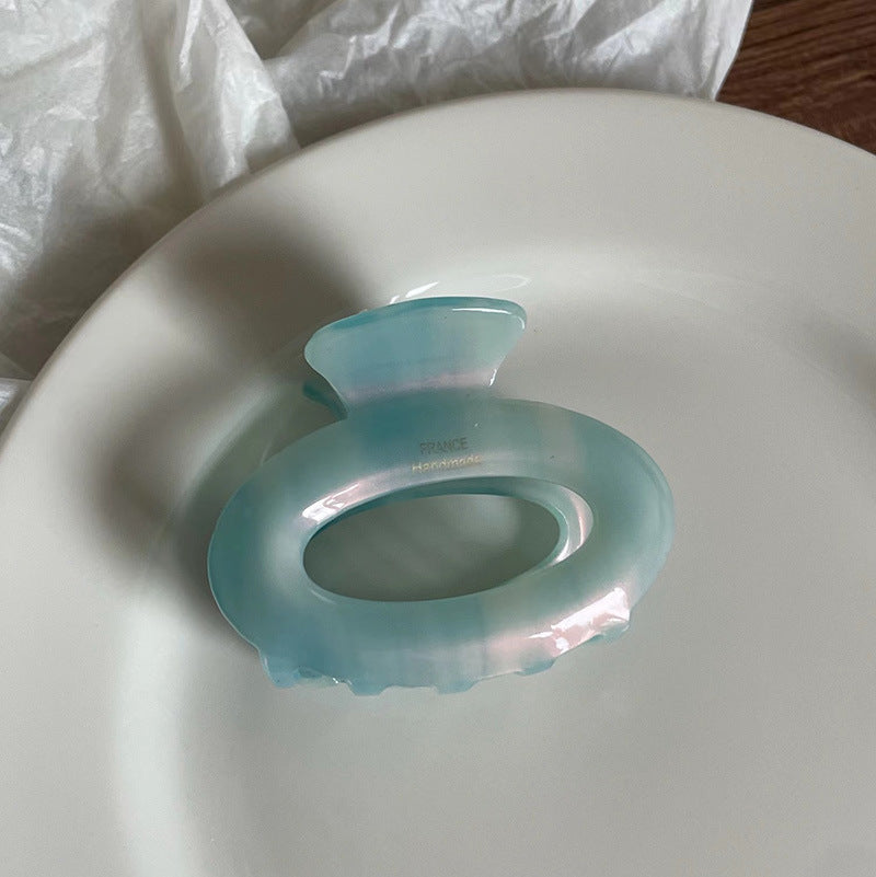 Women's Simple Style Solid Color Acetic Acid Hair Claws