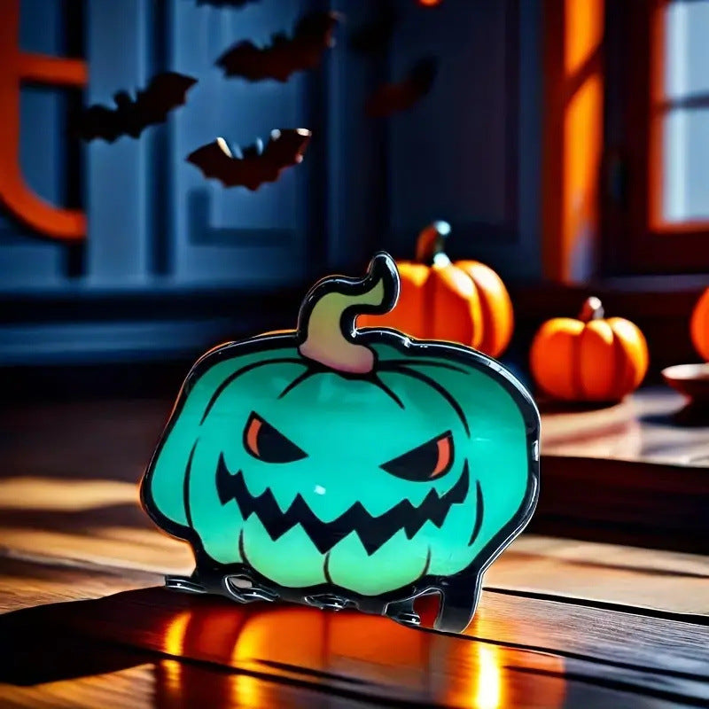 Halloween Hip-Hop Retro Funny Pumpkin PVC Holiday Daily