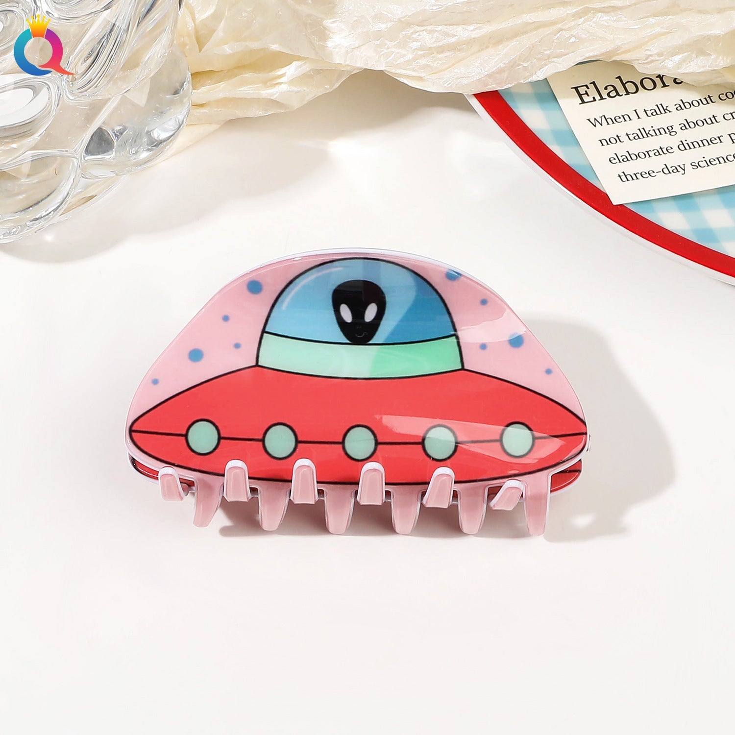 Women's Cute Cartoon Arylic Hair Claws