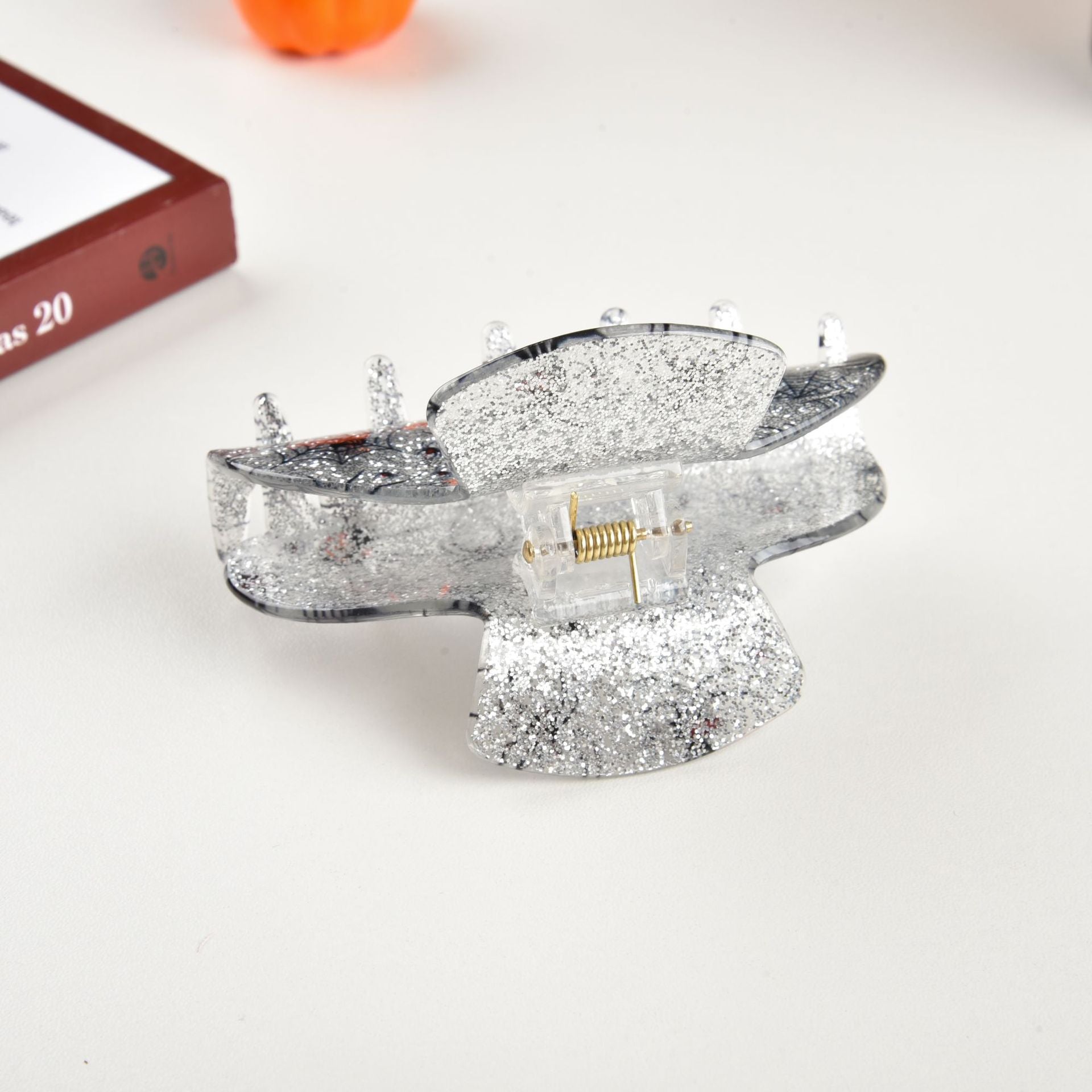 lady pumpkin spider ghost arylic hair claws