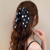 Women's Simple Style Classic Style Color Block Printing Hair Claws