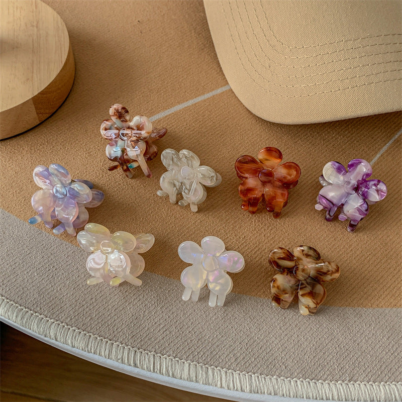 Women's Sweet Simple Style Flower Acetic acid sheets Hair Claws