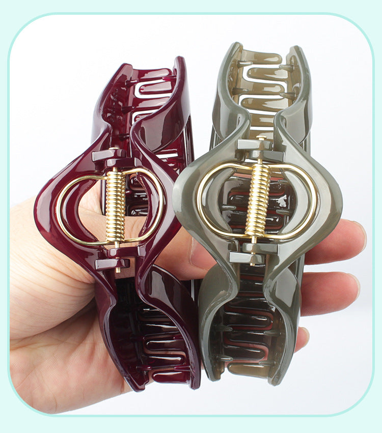 simple style triangle arylic stoving varnish hair claws 1 piece