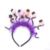 Women's Hip-Hop Funny Halloween Pattern Mixing Lace Hair Band