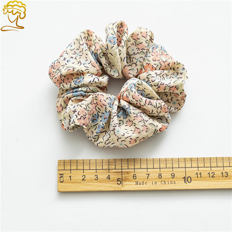 fashion flower cloth hair tie 1 piece