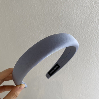 simple style solid color cloth handmade hair band 1 piece