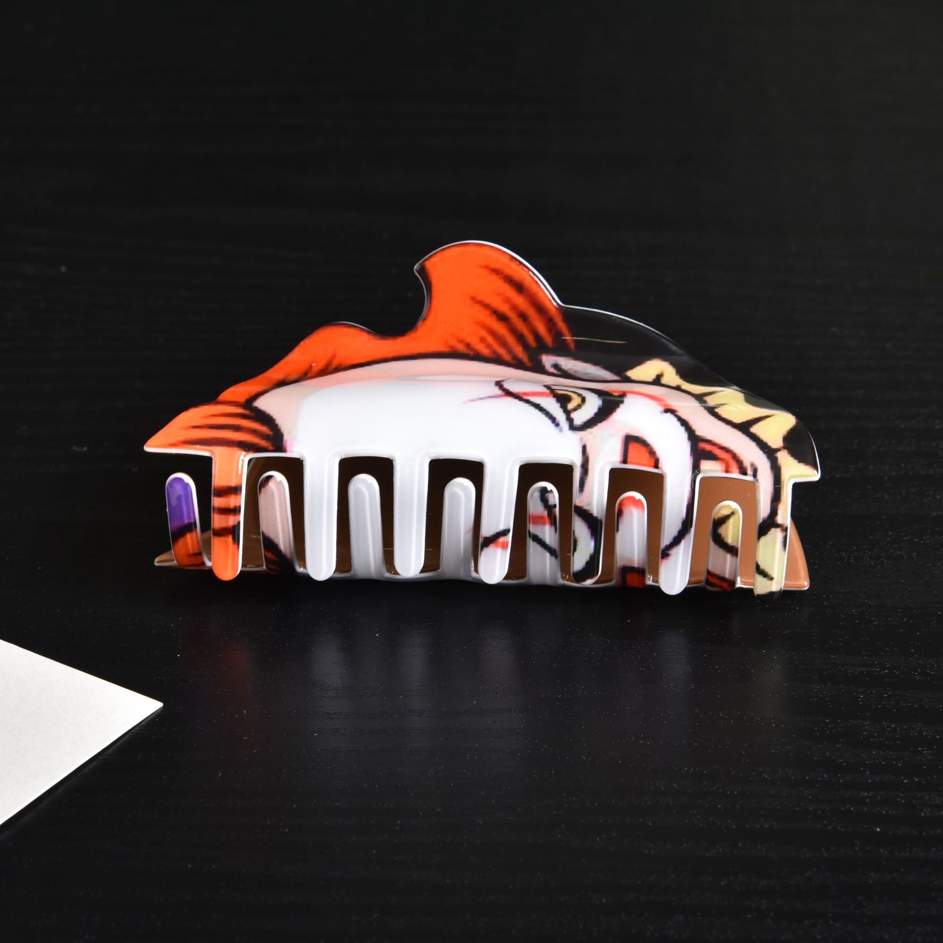 Halloween Funny Women's Color Block Arylic Printing Hair Claws