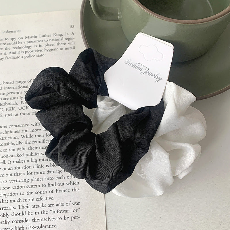 accessories solid color hair scrunchies combination