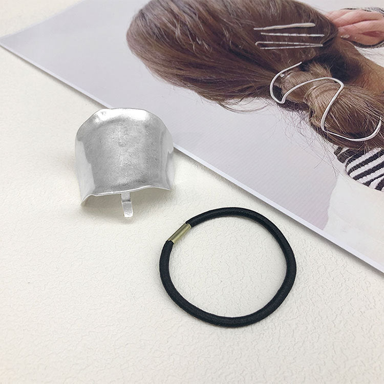 Women's Simple Style Geometric Metal Plating Hair Tie