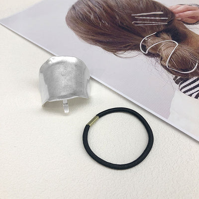 Women's Simple Style Geometric Metal Plating Hair Tie