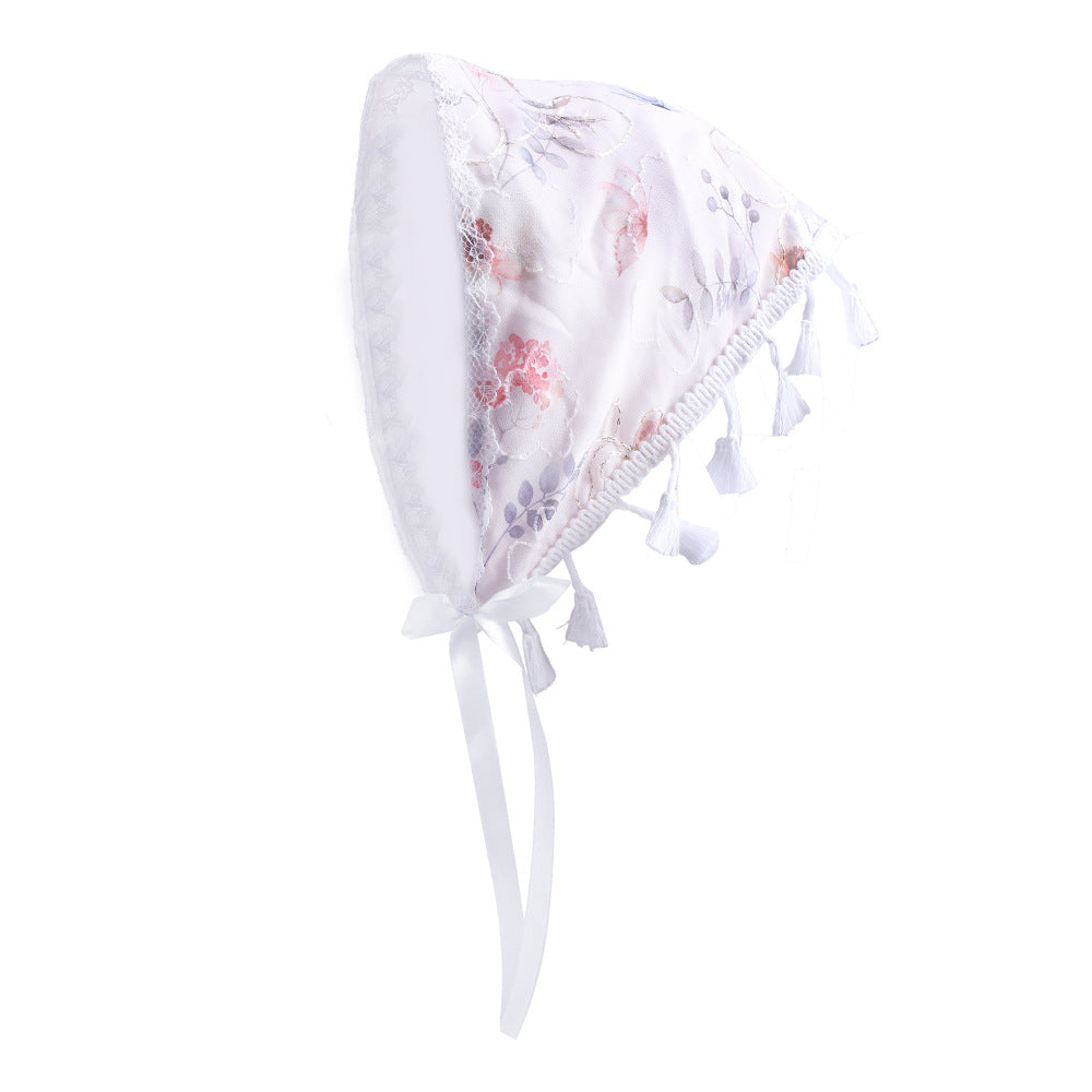 Women's Pastoral Flower Cloth Tassel Hair Band