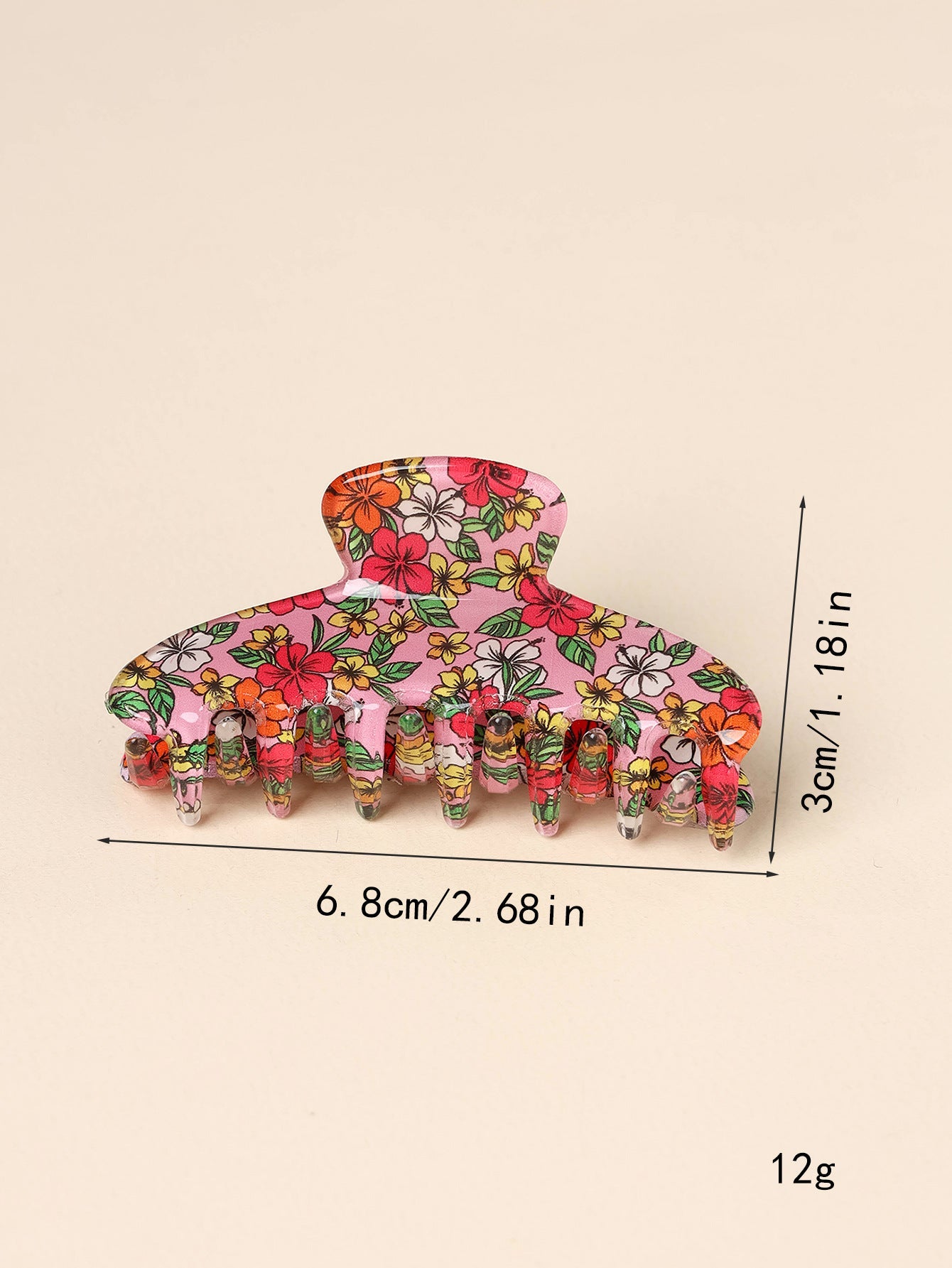 women's sweet flower arylic handmade hair claws