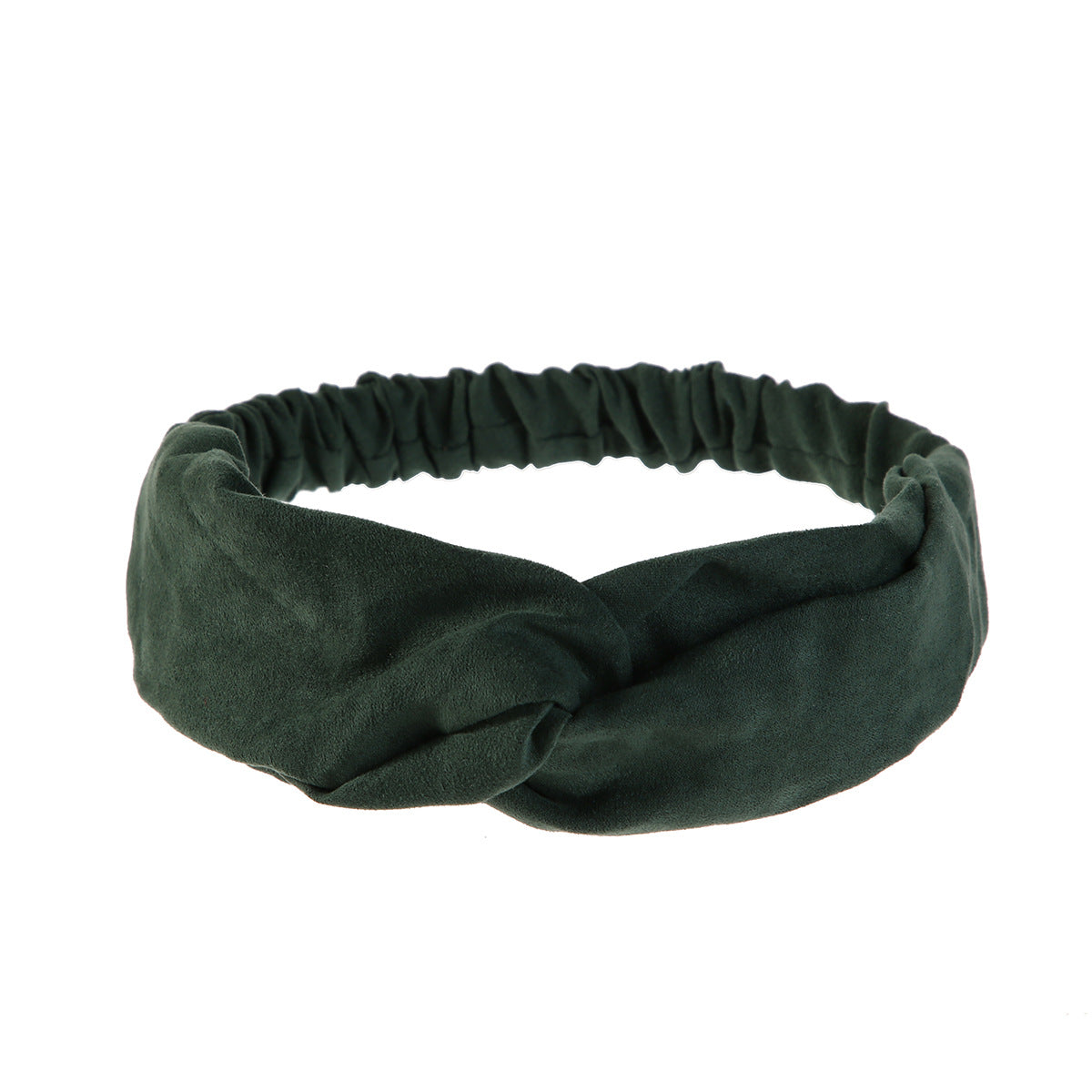 fashion bow knot cloth pleated hair band 1 piece