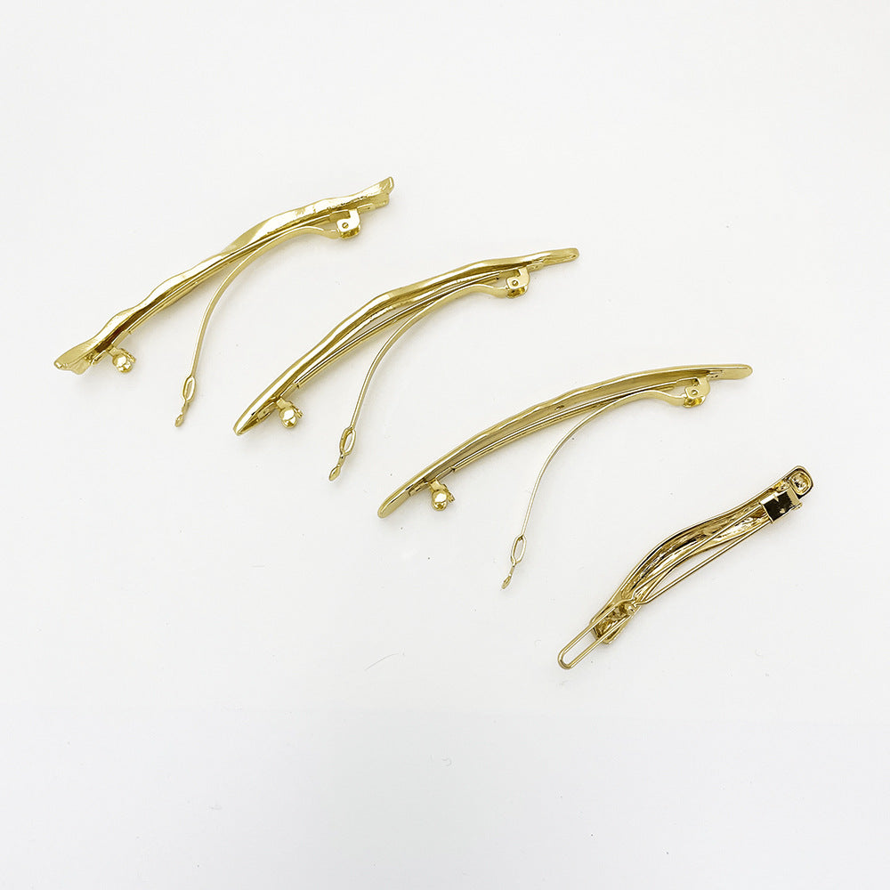 Women's Simple Style Geometric Alloy Plating Hair Clip