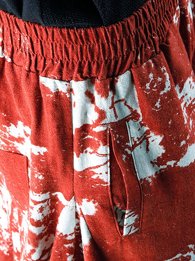 Plus Size Retro Printed Comfortable Bloomers