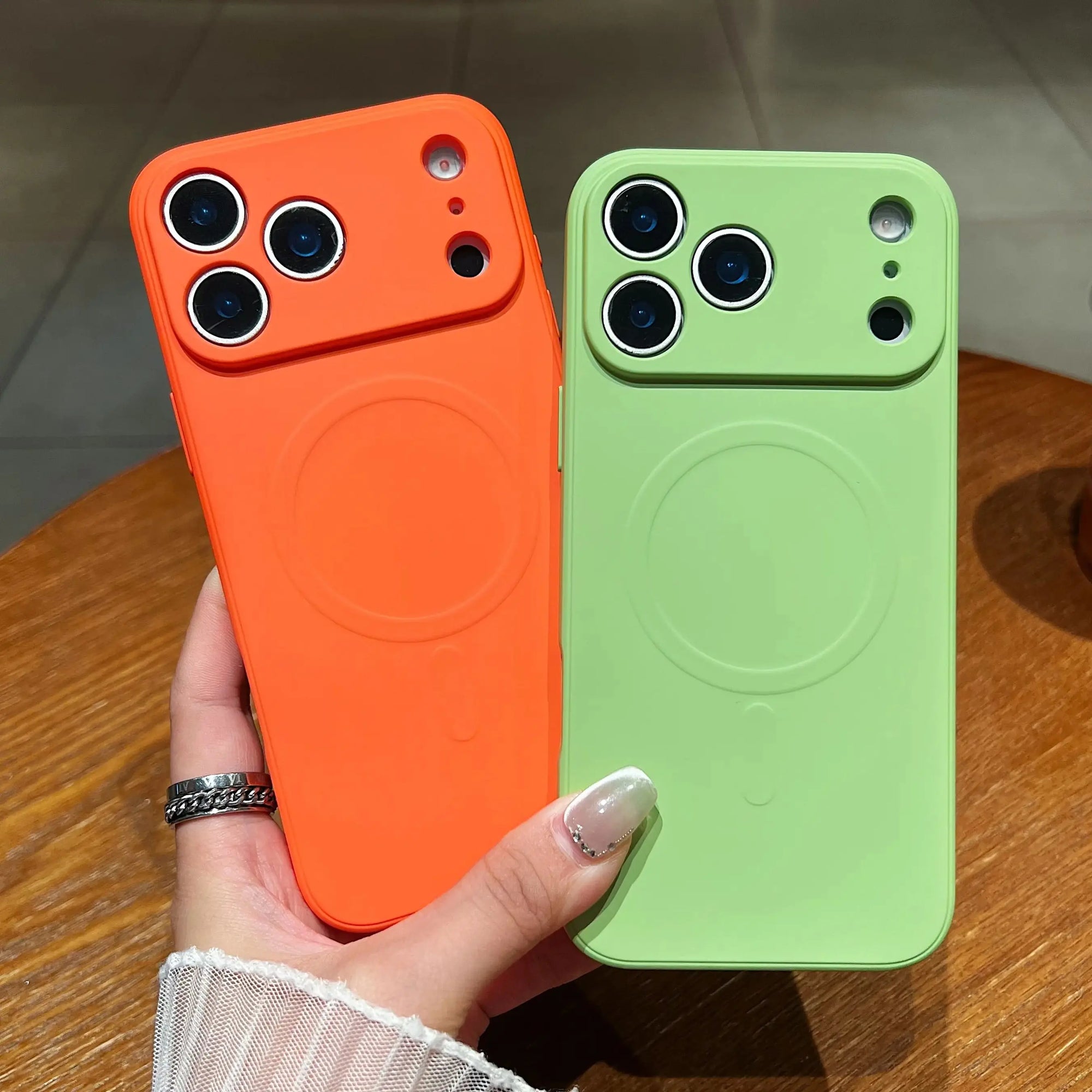 Silicone Shockproof Magnetic Case For iPhone 17 Air 16 15 14 13 12 Mini 11 Pro Max Plus For Magsafe Camera Protect Phone Cover