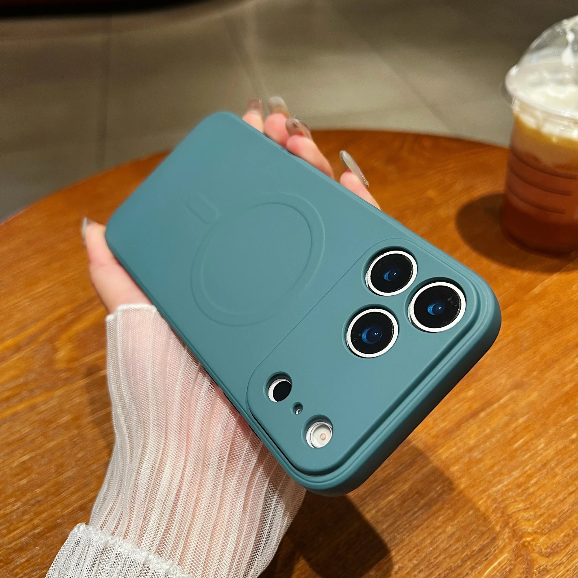 Silicone Shockproof Magnetic Case For iPhone 17 Air 16 15 14 13 12 Mini 11 Pro Max Plus For Magsafe Camera Protect Phone Cover