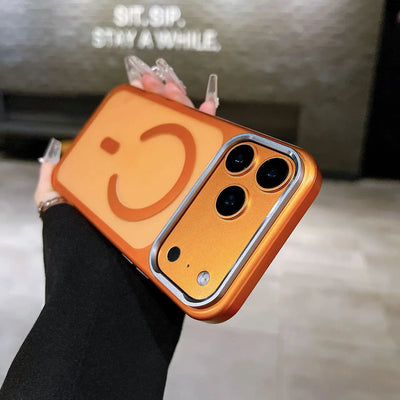 Luxury Nano Matte For Magsafe Phone Case For iPhone 17 Air 16 15 14 13 Pro Max Magnetic Wireless Charging Shockproof PC Cover