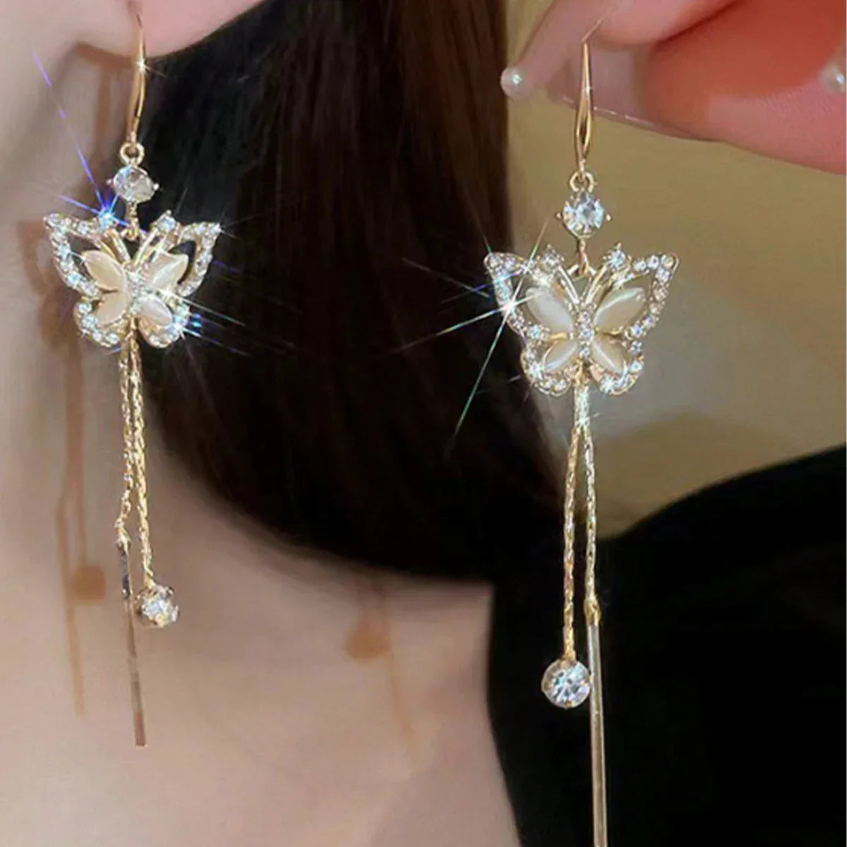 2PC Women's Fashion Style Silver Needle Asymmetric Heart shaped Earrings Jewelry Suitable for Date, Party, Festival Gifts