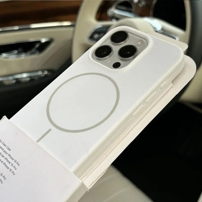 Luxury Liquid Silicone Case For iPhone 16E 16 15 14 Plus 13 12 Pro Max 11 for Magsafe Magnetic Wireless Charging Shockproof Capa