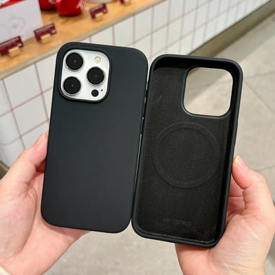 Liquid Original Magnetic For Magsafe Wireless Case for iPhone 17 Air 16 15 14 Plus 13 12 Pro Max Charging Candy Silicone Cover