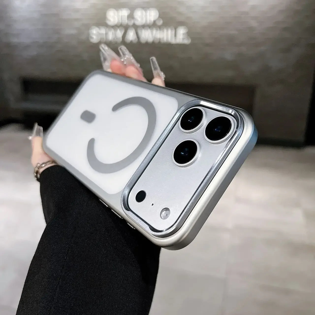 Luxury Nano Matte For Magsafe Phone Case For iPhone 17 Air 16 15 14 13 Pro Max Magnetic Wireless Charging Shockproof PC Cover