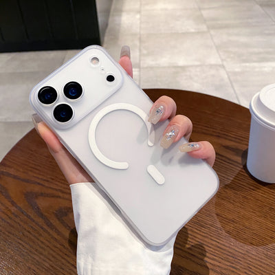 Luxury Ultra Thin Matte Clear For Magsafe Case for iPhone 17 Air 16 15 14 Plus 13 12 11 Pro Max Magnetic Wireless Charge Cover