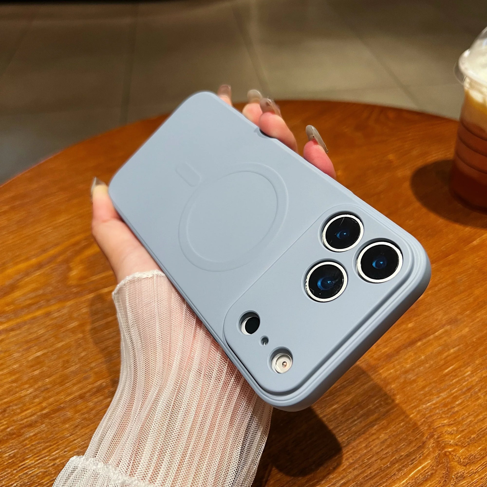 Silicone Shockproof Magnetic Case For iPhone 17 Air 16 15 14 13 12 Mini 11 Pro Max Plus For Magsafe Camera Protect Phone Cover