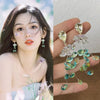 New Chinese Style Versatile Retro Earrings Long Tassel Horse Face Skirt Cheongsam Fashionable Temperament Accessories for Women