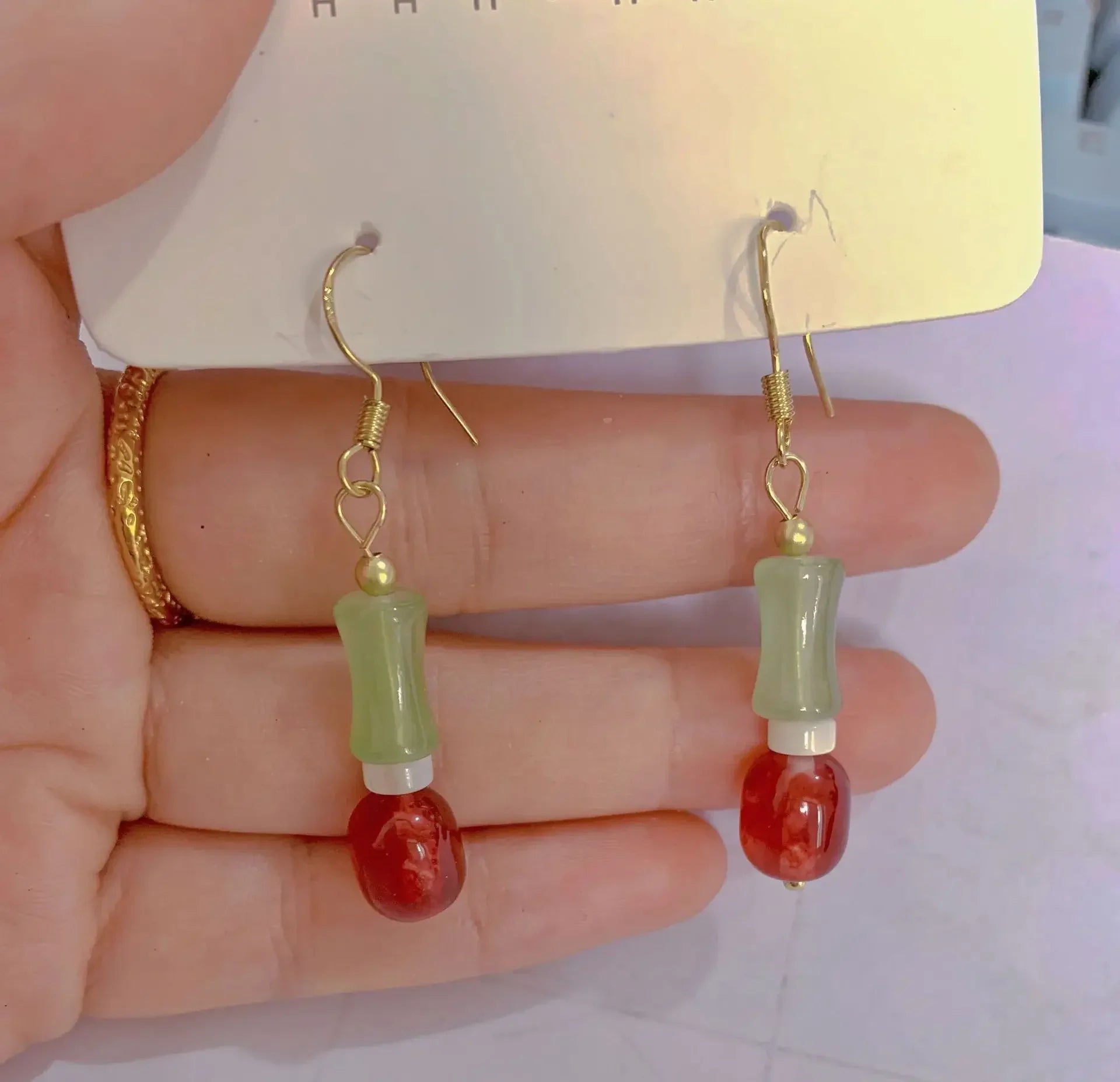 New Chinese Style Versatile Retro Earrings Long Tassel Horse Face Skirt Cheongsam Fashionable Temperament Accessories for Women