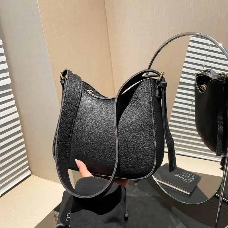 Fashionable Bucket Bag Crossbody Bag Underarm Single Shoulder Women's Bag High Quality Texture Spring Summer New Style