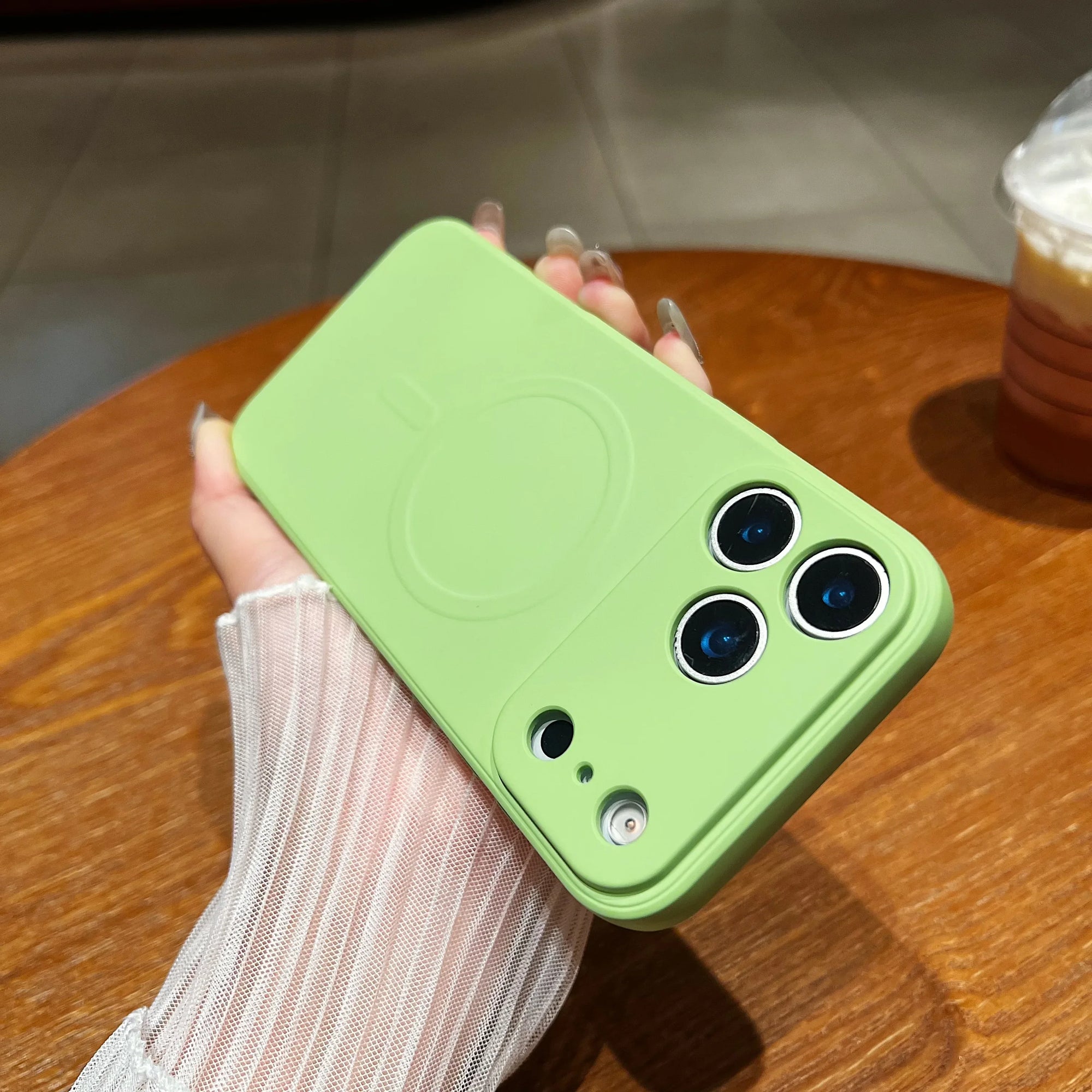 Silicone Shockproof Magnetic Case For iPhone 17 Air 16 15 14 13 12 Mini 11 Pro Max Plus For Magsafe Camera Protect Phone Cover