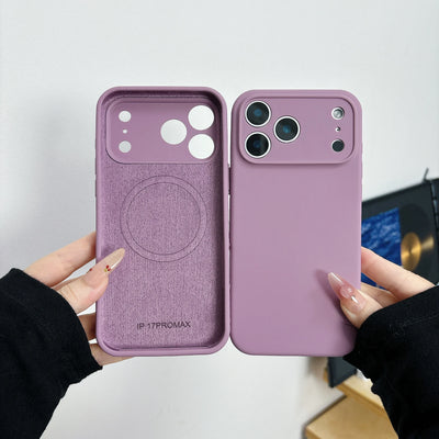 Original Liquid Silicone Magnetic Case For iPhone 17 Air 16 15 14 Plus 13 12 Pro Max For Magsafe Camera Protection Matte Cover