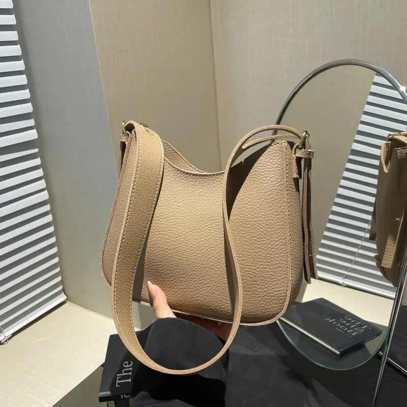 Fashionable Bucket Bag Crossbody Bag Underarm Single Shoulder Women's Bag High Quality Texture Spring Summer New Style