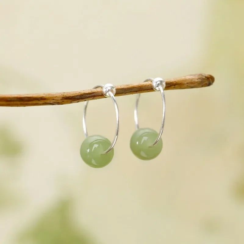 New Chinese Style Versatile Retro Earrings Long Tassel Horse Face Skirt Cheongsam Fashionable Temperament Accessories for Women