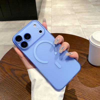 Luxury Ultra Thin Matte Clear For Magsafe Case for iPhone 17 Air 16 15 14 Plus 13 12 11 Pro Max Magnetic Wireless Charge Cover