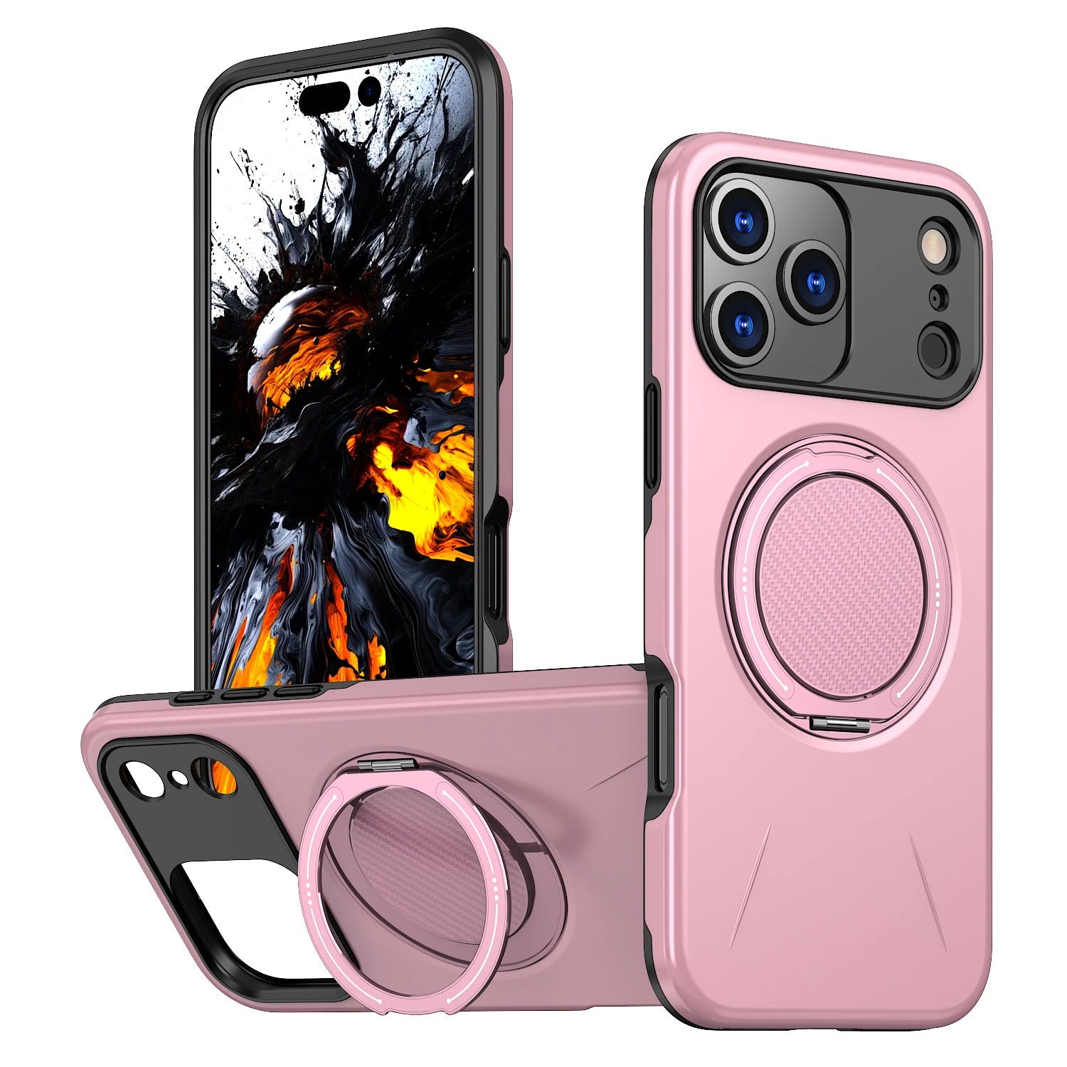 360° Magnetic Bracket Phone Case For iPhone 17 Air 16 15 14 13 12 11 Pro Max For Magsafe Shockproof Stand Holder Cover Funda