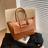 Fashion Women Shoulder Bags 2023 New Large Capacity Handbags Simple Retro Tote Bags Solid Color Famous Brand High Quality Bags