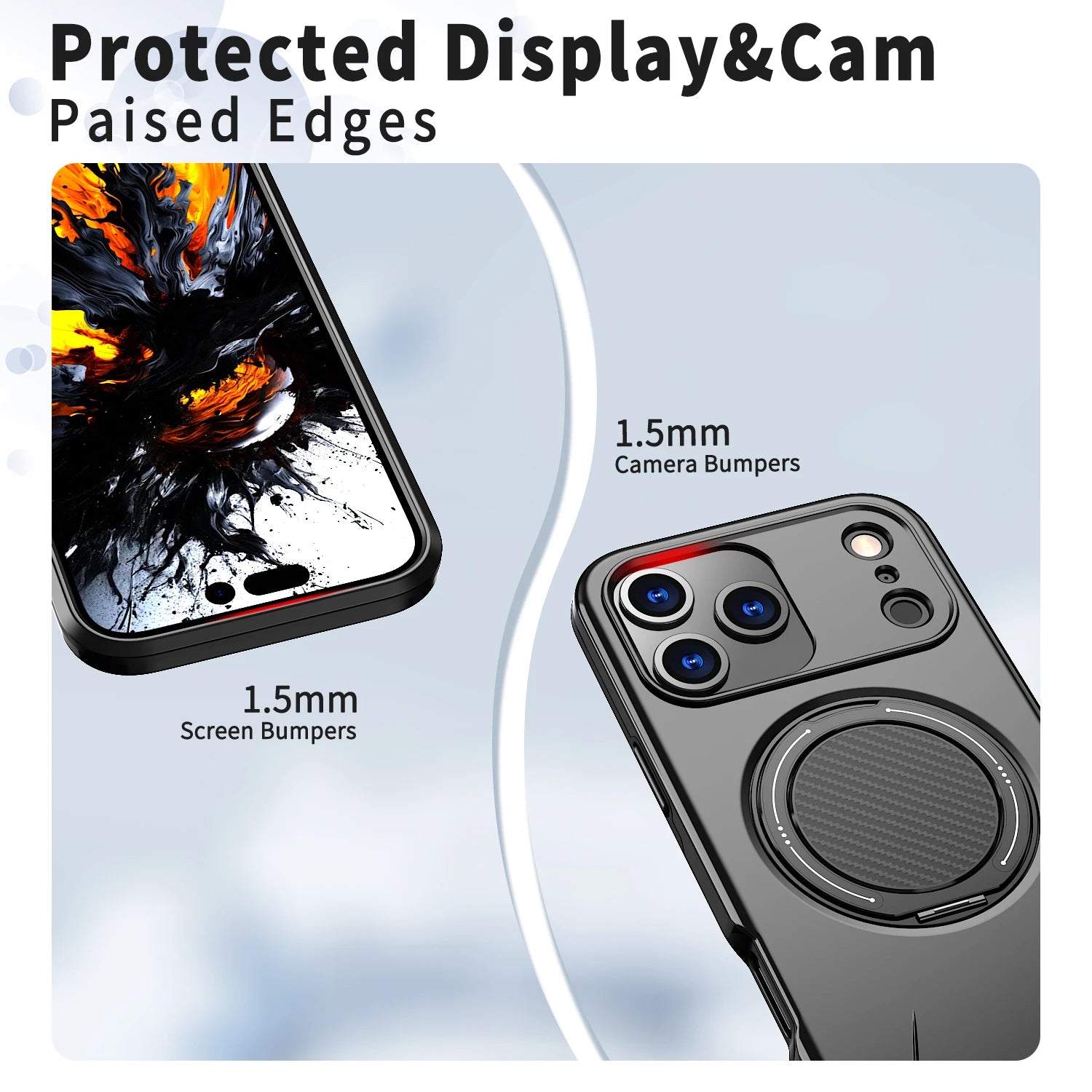360° Magnetic Bracket Phone Case For iPhone 17 Air 16 15 14 13 12 11 Pro Max For Magsafe Shockproof Stand Holder Cover Funda