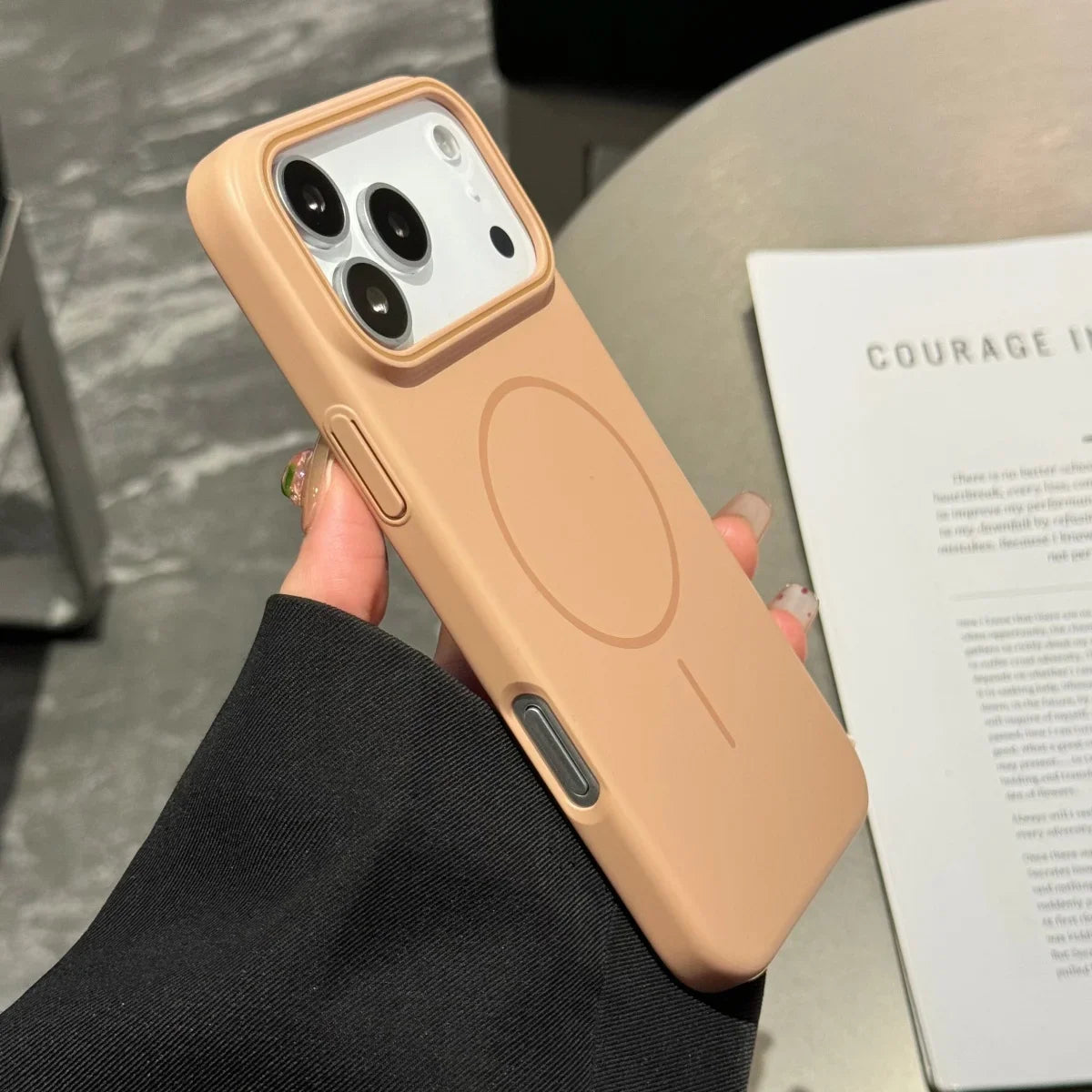 Ultra-thin Frosted Hard PC Magnetic Case For iPhone 17 Air 16 E 15 14 13 12 11 Pro Max Plus For Magsafe Shockproof Bumper Cover