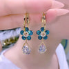 Lymphatic Drainage Earring Lymphatic Magnetotherapy Drop Earrings Magnetherapy Germanium Earrings for Women Weight Loss Jewelry