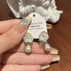 New Chinese Style Versatile Retro Earrings Long Tassel Horse Face Skirt Cheongsam Fashionable Temperament Accessories for Women