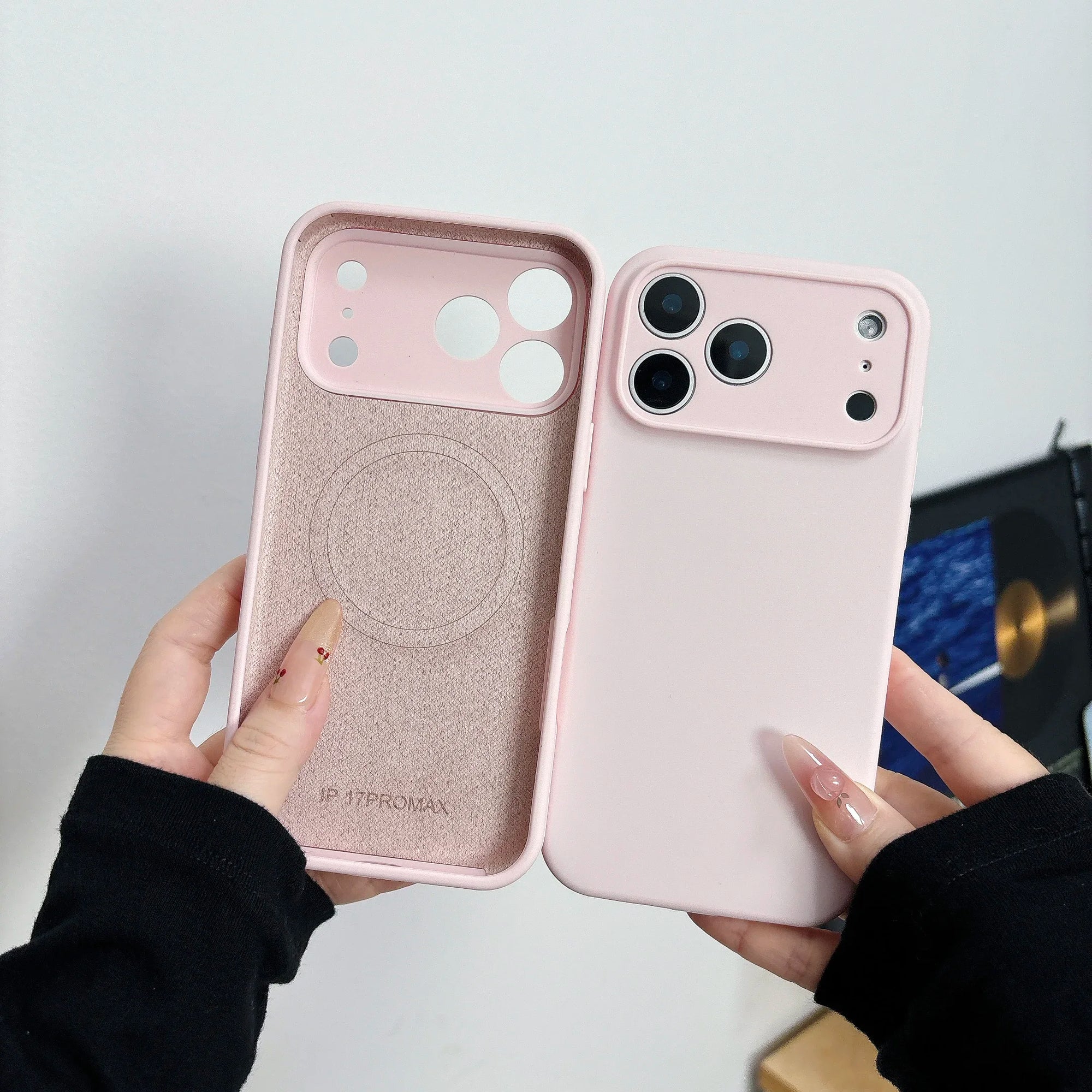 Original Liquid Silicone Magnetic Case For iPhone 17 Air 16 15 14 Plus 13 12 Pro Max For Magsafe Camera Protection Matte Cover