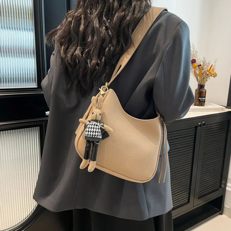 Fashionable Bucket Bag Crossbody Bag Underarm Single Shoulder Women's Bag High Quality Texture Spring Summer New Style